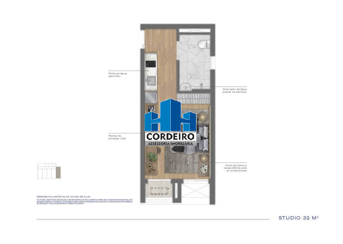 Apartamento, 1 quarto, 30 m² - Foto 10
